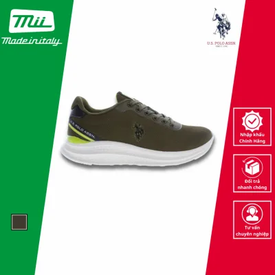 Moss Green Men's Sports Shoes - Us Polo Assn - Imported Directly from Italy_Kaleb002M3My1