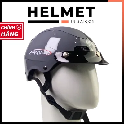 Mũ bảo hiểm 1/2 đầu GRS A102 - MBH nửa đầu gọn nhẹ chuẩn an toàn, chịu va đập mạnh, thoáng khí - BH 1 đổi 1