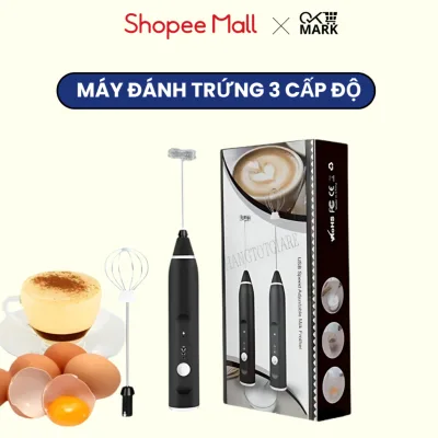 Máy Đánh Trứng Tạo Bọt Cafe Cầm Tay DIDOOGLT 3 Tốc Độ Sạc Điện Cao Cấp