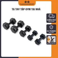 Tạ Tay Nhựa Đúc TUẤN HẠNH SPORT – Lõi Xi Măng Chống Trượt, Tập Gym Tại Nhà – Đủ Size 1–10kg