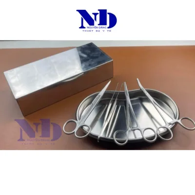 Bộ thay băng vết thương kèm hộp inox - Thiết bị y tế Nguyễn Đăng