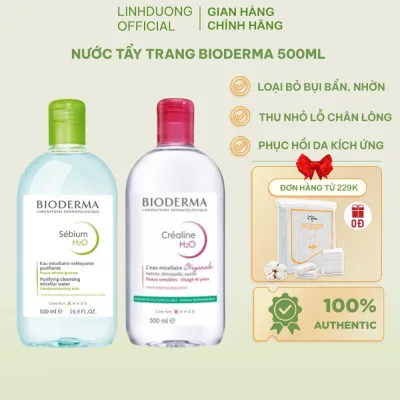 Nước Tẩy Trang Bioderma Sensibio H2O Dành Cho Da Dầu Mụn Và Da Nhạy Cảm +++500ML