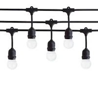 Dây Đèn Led Trang Trí Ngoài Trời NAVIVU (Chuôi E27 Cao Cấp, Lõi Đồng, Chống Nước)