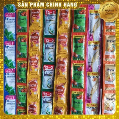 Dây Dầu Gội Sữa Tắm Dầu Xả Các Loại 10–16 Gói, Combo Gói Dùng Thử Hàng Công Ty