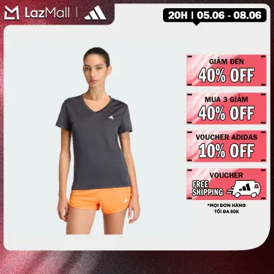 adidas Gym & Training Áo Thun Cổ Chữ V Workout Essentials Nữ Đen KA2474