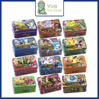 Bài Pokemon Hộp Sắt 42 Thẻ Tặng Kèm 1 Thẻ Vip Pokemon Hộp Thiếc Đồ Chơi Trẻ Em Xả Stress Sưu Tầm