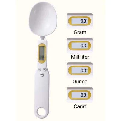 Electronic Scale Spoon 0.5-500g, Weighs Spices, Milk Powder, Ingredients, Accurate Measurement for Baking, Baby Food
