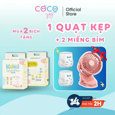 Bỉm quần bỉm dán Kómii nội địa Hàn đủ size - Tã Bỉm Komii siêu thấm hút thoải mái cho bé