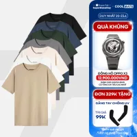 Áo thun nam TShirt Basic Cotton 100% 220gsm dày dặn mềm mại Coolmate