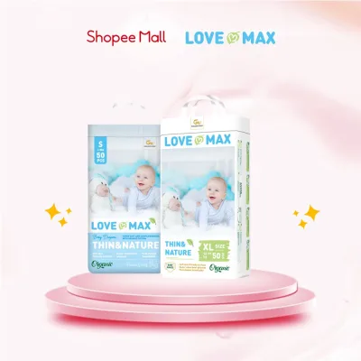 Tả/Bỉm LOVE MAX quần NB/S/M/L/XL/XXL/XXXL/XXXXL/5XL 50 miếng