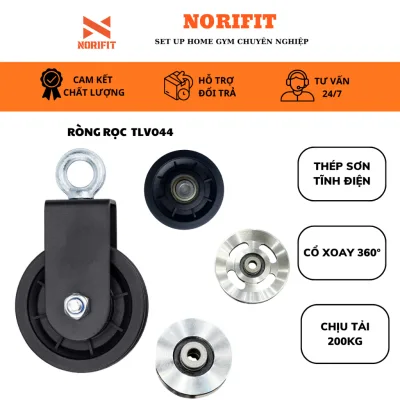 Ròng Rọc Tập Gym Xoay 360 Độ, Bánh Xe Ròng Rọc, Bánh Puli, Bánh Dẫn Dây, Bánh Xe Kéo Dây, Buli Chịu Lực TLV044