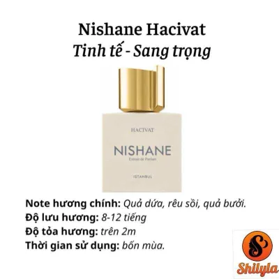 Nishane Hacivat Extrait De Parfum - Genuine Unisex Perfume 10ml