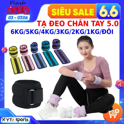 Tạ đeo chân tập gym 6kg/đôi = 3kg/bên phiên bản mạt sắt siêu êm, tạ chân dành cho gym, thể dục thể thao,bảo hành 6 tháng