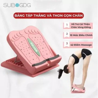 SUBOGDG Bảng nghiêng tập thon, tập yoga, massage giãn cơ tại nhà chân hỗ trợ tập gym, yoga, giãn cơ, định hình chân