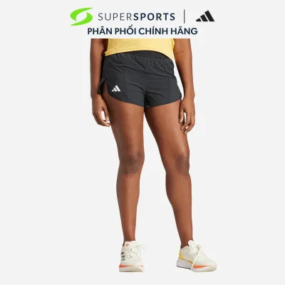 Quần Ngắn Thể Thao Nữ Adidas Adizero Essentials Running - Đen - IN8707