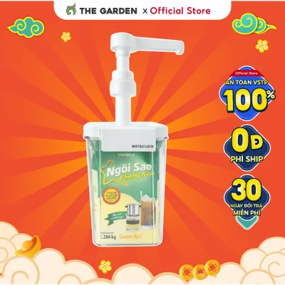 Hộp Thực Phẩm Khô THE GARDEN IWGT x MATSU LOCK, Hộp Đựng Sữa Đặc Ngôi Sao Vòi Nhấn 10ml