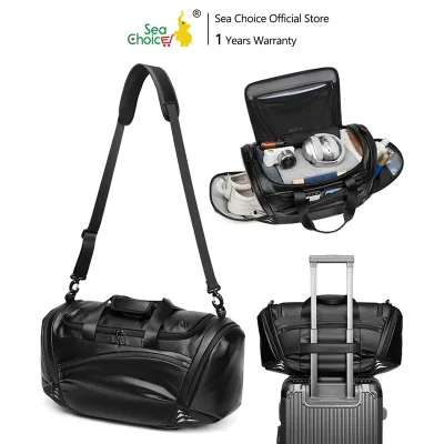 Sea Choice SC603 Large Capacity One Shoulder Clutch/Shoulder Bag Waterproof with Shoe Compartment and Separate Dry and Wet 17.3'' Laptop Compartment