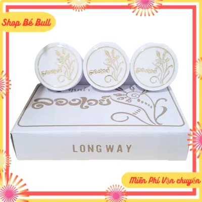 (S- BBull) (Combo 5 hộp) Phấn Phủ Trang Điểm Bông Lúa Long Way Thái Lan 10g , thâm nhanh , ko bết , mùi dịu nhẹ