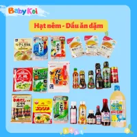 Gia vị ăn dặm - Các loại hạt nêm, dầu ăn cho bé ăn dặm từ 5m+ (date 08/2026)