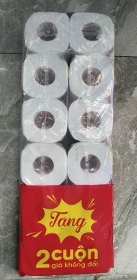 {TẶNG 2 CUỘN-BAO BÌ MỚI}-LỐC 10 CUỘN GIẤY VỆ SINH CAO CẤP E'MOS PREMIUM 2 LỚP CÁ HEO XANH