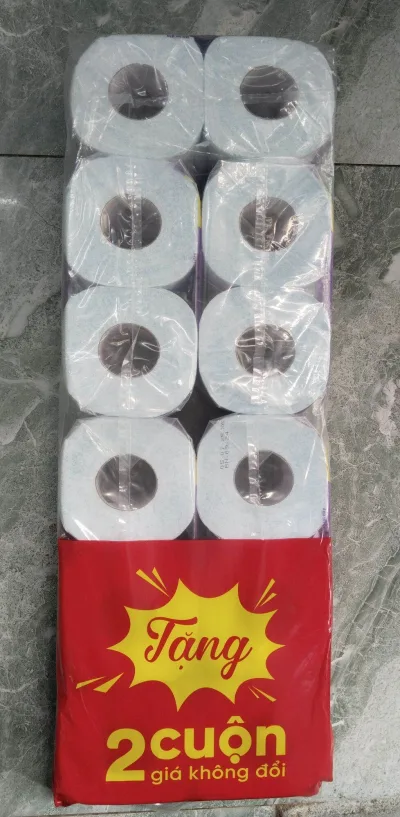 {TẶNG 2 CUỘN-BAO BÌ MỚI}-LỐC 10 CUỘN GIẤY VỆ SINH CAO CẤP E'MOS PREMIUM 2 LỚP CÁ HEO XANH