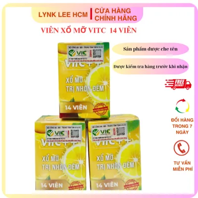 Viên xổ mỡ ban đêm VitC++ hộp 14 viên chính hãng giảm mỡ bụng hiệu quả