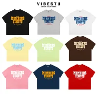 Áo Thun Local Brand VIBESTU "Only Members" Áo Thun Boxy Form Rộng Unisex 250Gsm Cotton