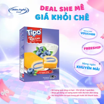 Bánh Bông Lan Sữa Chua Việt Quất Tipo 180g