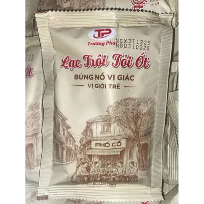 Lạc trôi tỏi ớt , lạc tỏi ớt gói bạc 60gr