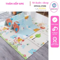 Thảm xốp XPE gấp gọn chống trơn trượt cho bé tập bò tập đi, thảm xốp chống thấm nước êm ái an toàn cho trẻ sơ sinh