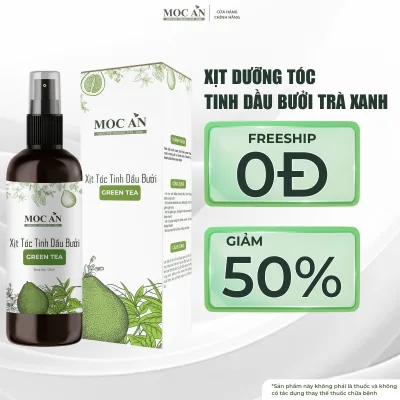Bgr120 - Green Peel Grapefruit Essential Oil Spray & Moc an Green Tea Essential Oil Haircare 120ml Supports Hair Loss Reduction, Hair Growth Hair Care