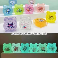 COD🏮🏮Dễ Thương Đồng Hồ Báo Thức mini Bằng Nhựa resin Dạ Quang diy Để Bàn Trang Trí Phòng Ngủ / Chậu Cây Cảnh