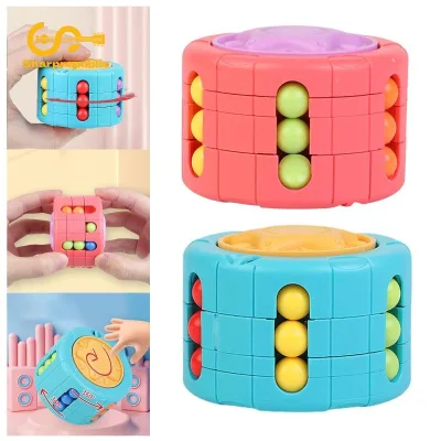 Sharprepublic Xoay Bean Cube Đồ Chơi Bền Tay Trò Chơi Trí Não Teaser Trượt, Xếp Hình Cho Trẻ Em, Người Lớn