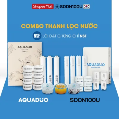 CÁC LÕI LỌC (KHÔNG GỒM VÒI) SOON100U (AQUADUO)