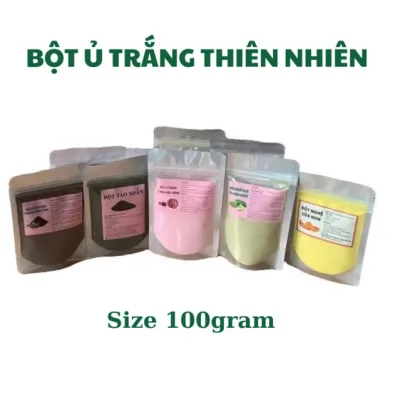 100gram BỘT Ủ TRẮNG THIÊN NHIÊN Hỗ Trợ Dưỡng Trắng Da , Tẩy Bào Chết , Mịn Da Chống Lão Hoá Da