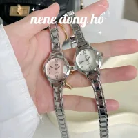 Đồng hồ nữ Jw mặt tròn dây hợp kim bốn màu 23mm TẶNG THÊM PIN