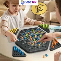 Bộ Cờ Xếp Hình Bằng Dây Tam Giác Hagykid Trò Chơi Trí Tuệ Hỗ Trợ Trẻ Phát Triển Tư Duy Sáng Tạo
