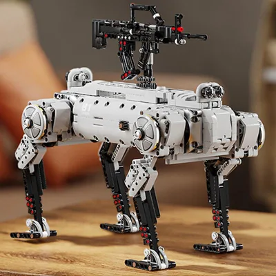 Mô hình lắp ráp chó robot quân sự hiện đại – độ khó cao – đồ chơi trí tuệ cho bé trai