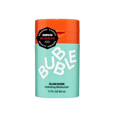 Kem dưỡng ẩm mặt Bubble Skincare Slam Dunk Hydrating Face - Kem dưỡng da mặt nhẹ Vitamin E + Aloe Vera - Kem dưỡng ẩm da mặt hàng ngày cho da thường + khô - Chăm sóc da với màu xanh Lig