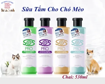 SOS pro pet dog shower gel 530ml bottle provides smooth hydration, hair care, deodorant, aromatherapy, long lasting effect