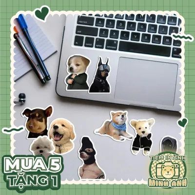 In sticker theo yêu cầu, không cán màng bảo vệ, khách tự cắt, (in 5 tặng 1) ..