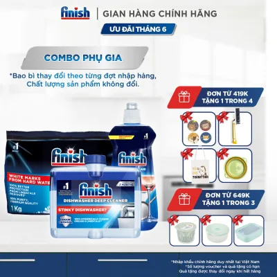 Additive Combo: Polishing Liquid 500ml + Machine Cleaning Solution 250ml + Dishwashing Salt