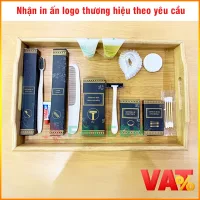 100 Bộ dùng tiêu hao lúa mạch thân thiện môi trường dùng 1 lần đónh hộp giấy cho khách sạn, nhà nghỉ, resort, villa..