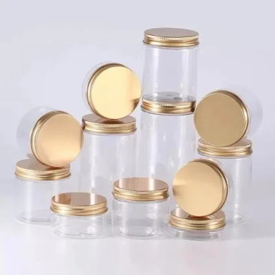 Hũ nhựa lắp nhôm, hũ nhựa pet giá rẻ , Hũ Nhựa Pet Đựng Thực Phẩm, Đồ Khô, Ngũ Cốc, 200 ,300, 250 500 1000 1200 1500ml