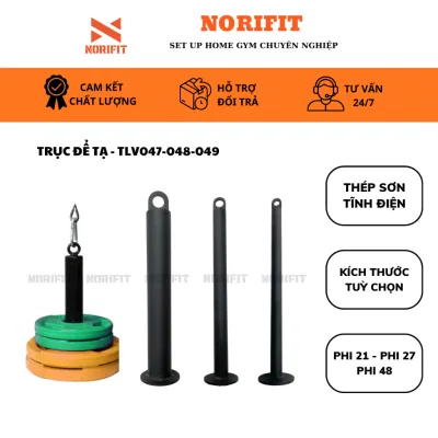 Trục Cắm Tạ, Trục Đỡ Tạ, Để Tạ, Ống Đựng Tạ Kết Hợp Hệ Thống Cáp Ròng Rọc Tập Gym TLV047-048-049