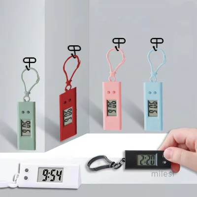 🌈🌈Đồng hồ treo tường mini hoạt hình đơn giản, nhỏ gọn, dành riêng cho học sinh Có thể dùng làm móc khóa