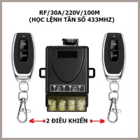 Bộ công tắc điều khiển từ xa 100m/ 3000W/30A/220V  remote điều khiển từ xa