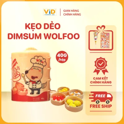 Kẹo dẻo Dimsum Wolfoo 40g (bánh bao 4 tầng)