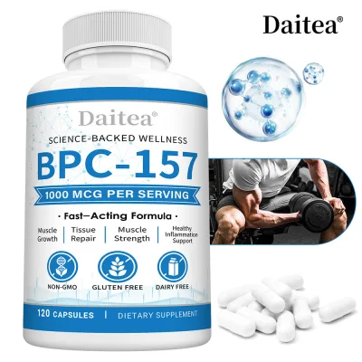 Thực phẩm chức năng Daitea-BPC-157, nồng độ BPC157 cao, hỗ trợ cơ bắp và vận động, hỗ trợ khớp