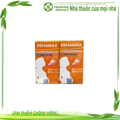 Dehamax 5 MTHF - hỗ trợ tăng sức đề kháng, bổ sung Vitamin, khoáng chất, EPA, DHA cho bà bầu và phụ nữ cho con bus h30v